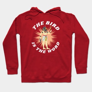 Thoth Funny The bird is the word Egyptian Occult Ancient Egypt God Hoodie